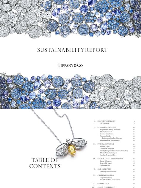 tiffany sustainability report.